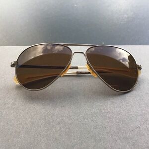 Roka Phantom Aviator Mens Sunglasses Titanium Frame and Polarized Lens in Amber